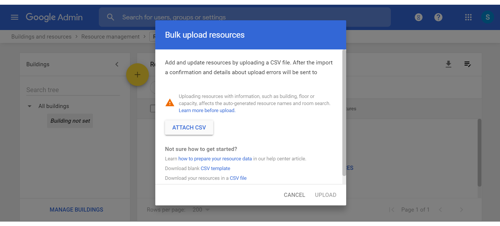 Steerpath Smart Office How To Bulk Upload Resources In G Suite Calendar Steerpath