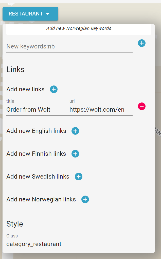Adding clickable links to the POIs for kiosk and the Smart Office app ...